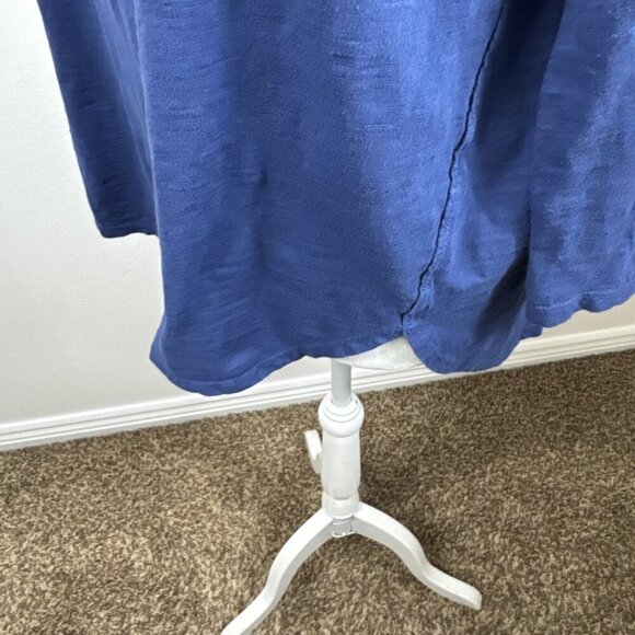 Fresh Produce Women's L Round Neck 3/4 Sleeve Tee Shirt Blue 9351 - Picture 5 of 10